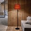 Zeta Large Floor Lamp With Black Metal
