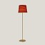 Zeta Large Floor Lamp With Gold Metal