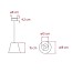 Zeta Conica Extra Small Suspension Lamp