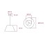 Zeta Conica Medium Suspension Lamp