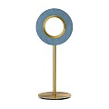 Lens Circular Table Lamp - Gold