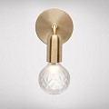 Crystal Bulb Wall Lamp - Frosted