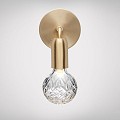 Crystal Bulb Wall Lamp - Clear