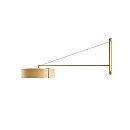 Thesis Wall Lamp - Gold