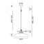 Country Suspension Lamp - B