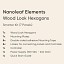 Nanoleaf Elements Hexagons Birchwood Smarter Kit 7 Pack