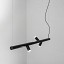 Morse Suspension Lamp - T-3915S With Black Canopy