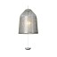 Black Out Large Suspension Lamp With Candle Holder
