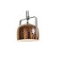 Bag Small Suspension Lamp With Texture