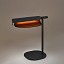 Omma 1 Leaf Table Lamp - Matt Black