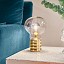 Bulb Brass Table Lamp