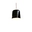 Teodora S3 Suspension Lamp With Covering in Red Fabric