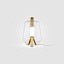Luisa T1 Table Lamp With Heritage Brass