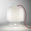 Gong T3 Table Lamp With Red Fabric Cable
