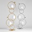 ZOE Floor Lamp With Polished Chrome Metal Sphere