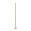 Hilow Line Floor Lamp With White Travertine Marble Base