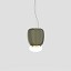 Faro Large Suspension Lamp With Painted Brass Frame