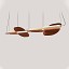 Omma Double Leaves Suspension Lamp - Matte Ivory
