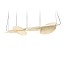 Omma Double Leaves Suspension Lamp - Matte Ivory