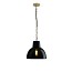 Glass York Large Pendant With Anthracite Glass