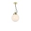 Globe Small Pendant With Opal Glass