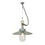 Well Glass Pendant With Visor - Clear Glass IP44