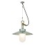 Well Glass Pendant With Visor - Frosted Glass IP44