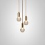 Crystal Bulb Chandelier 3 Piece - Frosted