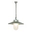Well Glass Pendant With Visor - Frosted Glass