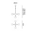 Molecola Suspension Lamp - A