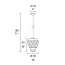 Arabesque Suspension Lamp - 6983/1