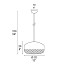 Balloton Suspension Lamp - 7211/1 Disk Mini
