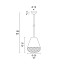 Balloton Suspension Lamp - 7212/1 Acorn
