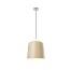 Teodora S1 Suspension Lamp With Covering in Black Fabric