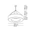 Atollo ø100 Suspension Lamp With 1 Steel Cable