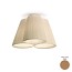 Florinda 3 Ceiling Lamp - Pleated Fabric