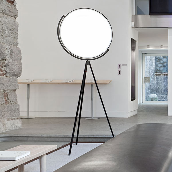 præst Hukommelse problem Chrome Superloon Floor Lamp (LED, With dimmer) by Flos