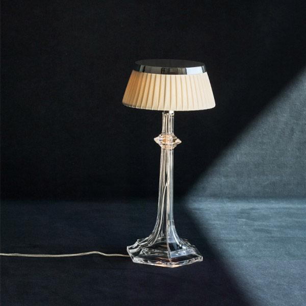 Copper Fabric Crown Bon Jour Versailles Small Table Lamp