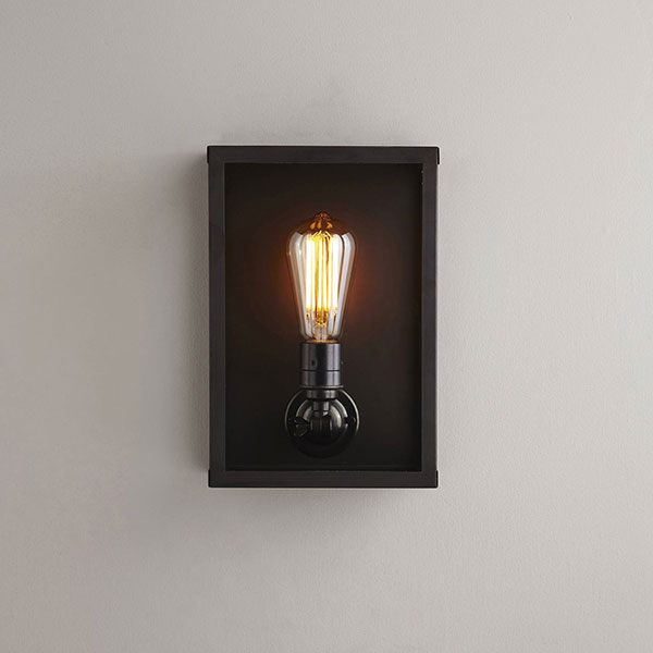 Box Wall Lamp With Clear Glass