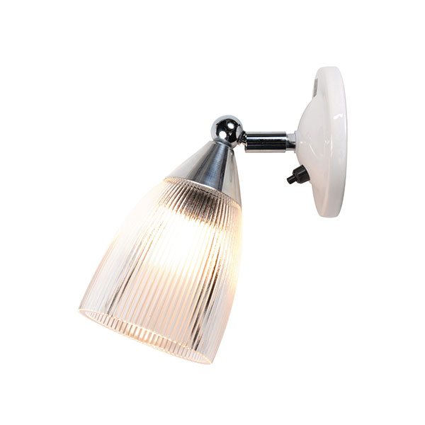 Mann Prismatic Switched Wall Lamp