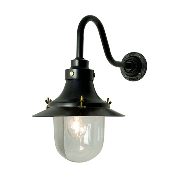 Ship-s Small Decklight Wall Lamp With Clear Glass