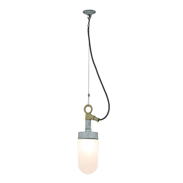 Well Glass Pendant With Frosted Glass