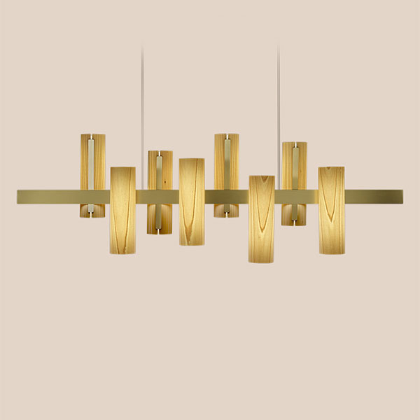 Black Note Keys Suspension - Gold