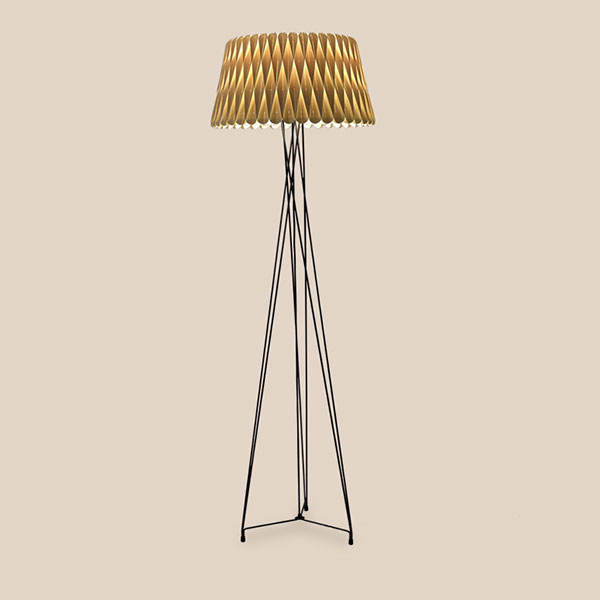 Lola Floor Lamp - Matt Ivory