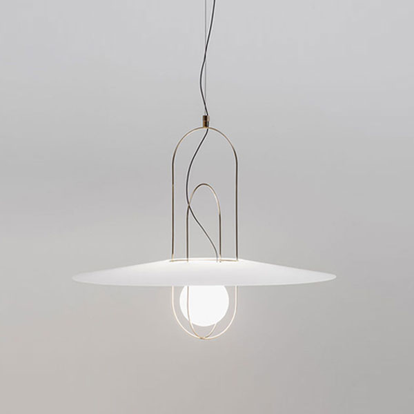 Setareh Medium Suspension Lamp - Glass Diffuser