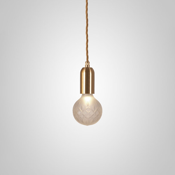 Crystal Bulb Suspension Lamp - Frosted