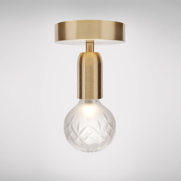 Crystal Bulb Ceiling Lamp - Frosted