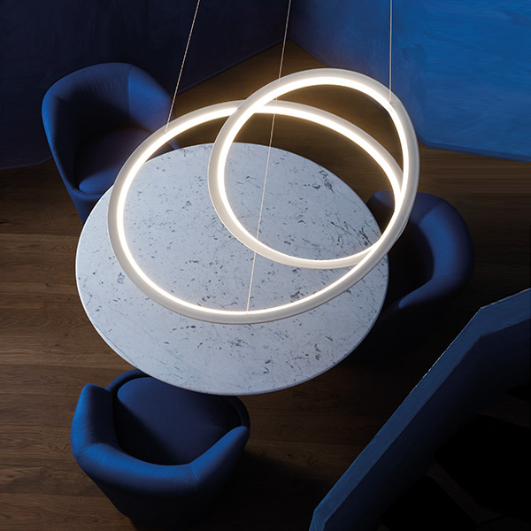 Kepler Suspension Lamp With Uplight