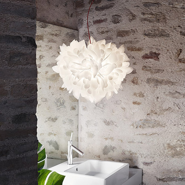 White Veli Suspension Lamp Medium (LED, Non-Dimmable) by