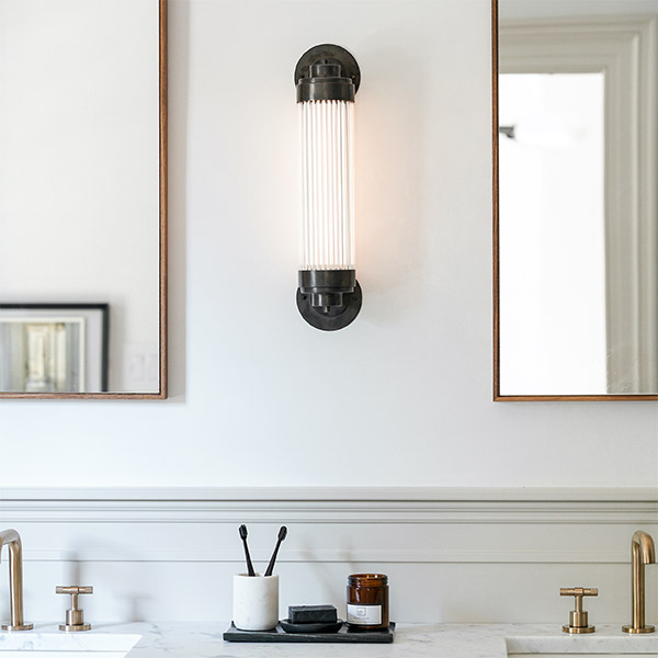 Pillar Offset Wall Lamp